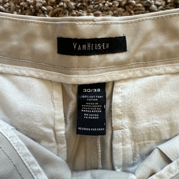 Vanhuesen Tan Straight Leg Trousers - Picture 4 of 5
